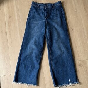OAT High Waisted Barrel Jeans EUC